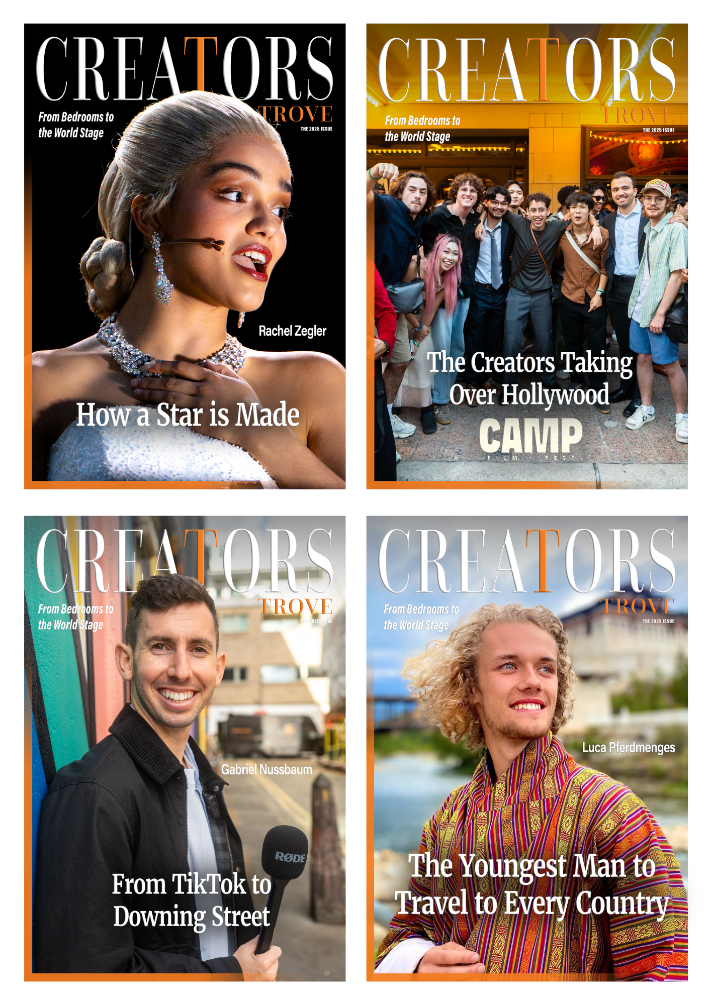 CT Collector's Pack: From Bedrooms to the World Stage — The 2025 Issue (all 4 covers)